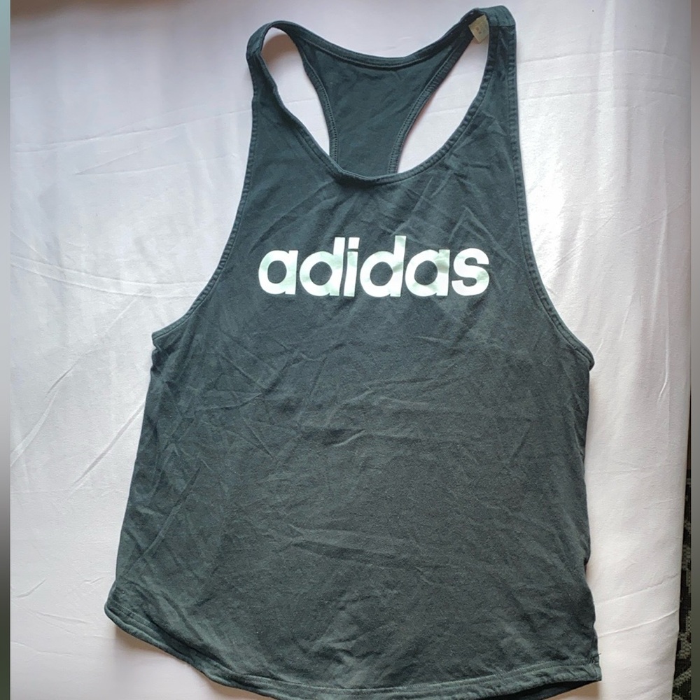 Adidas Charcoal Gray Tank Top